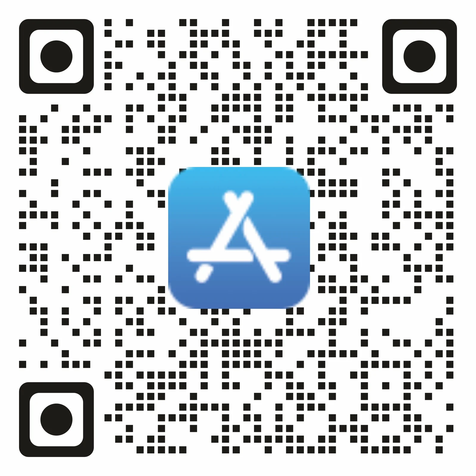 iOS download QR code